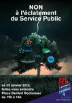 Affiche mouvement du 29 janvier 2015 – Défense Service Public