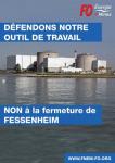 Affiche – Non à la fermetue de FESSENHEIM