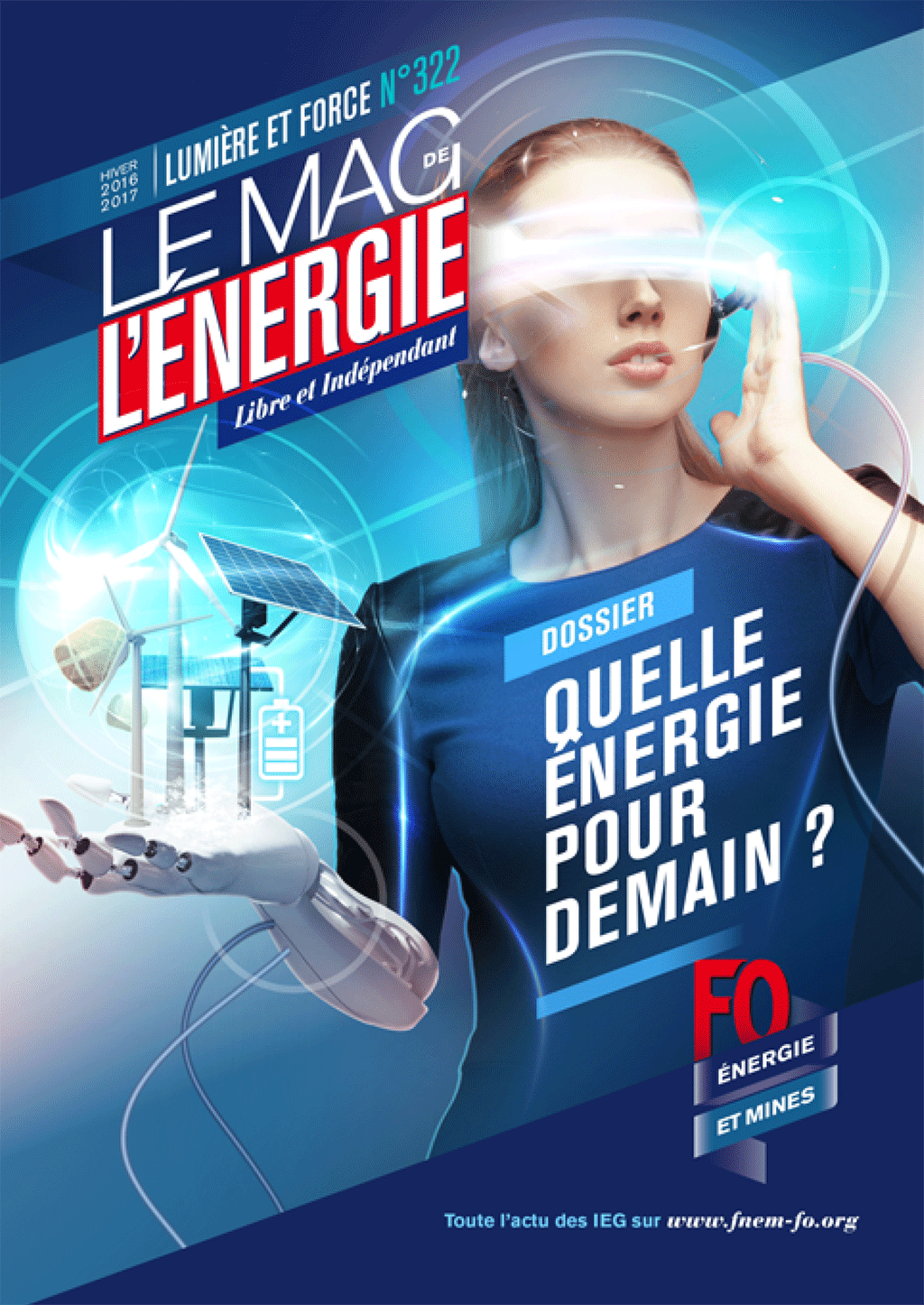 Le Mag. de l’énergie FO Énergie et Mines n°322 – Hiver 2016-2017