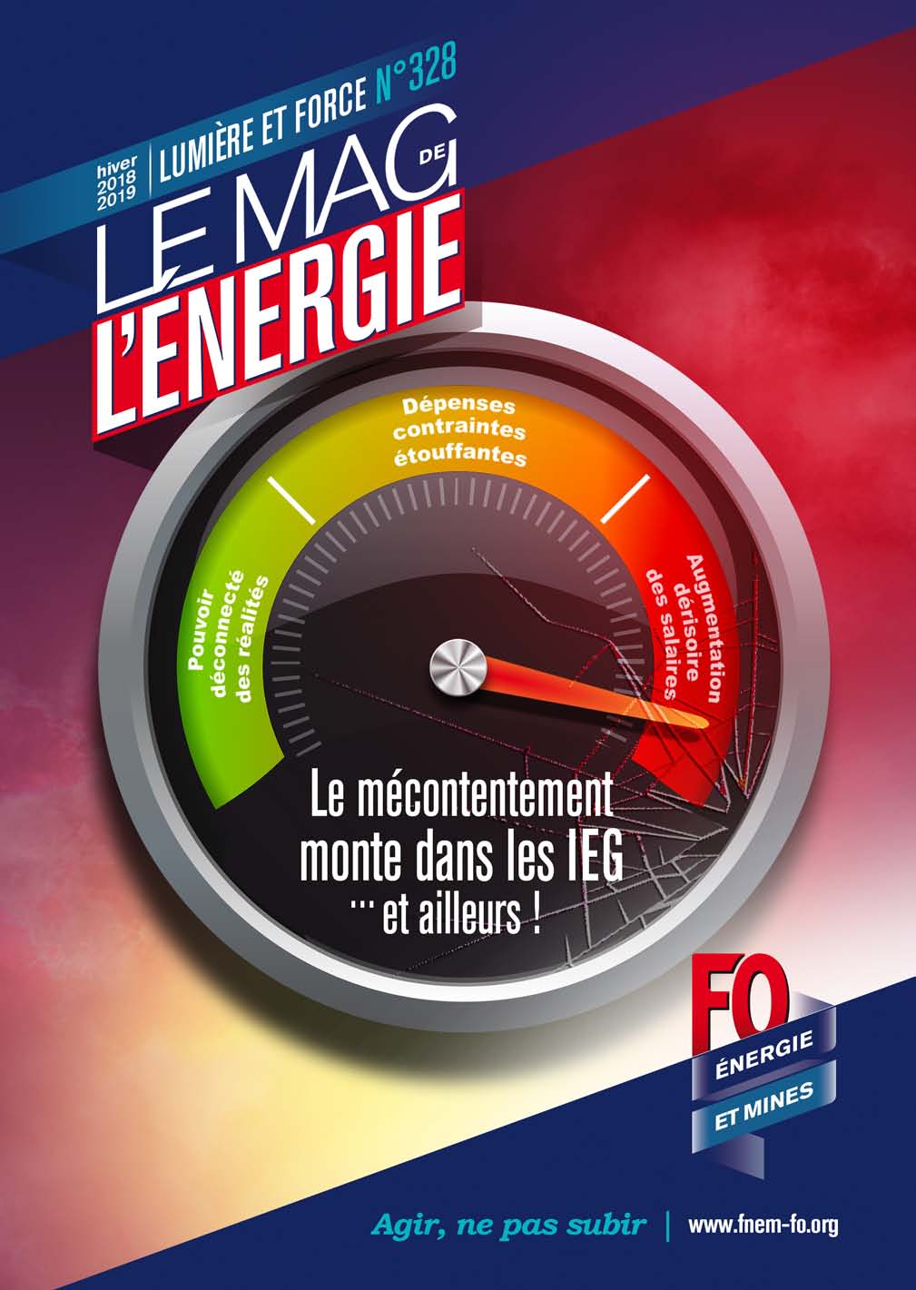 Le Mag. de l’énergie FO Énergie et Mines n°328 – hiver 2018-2019