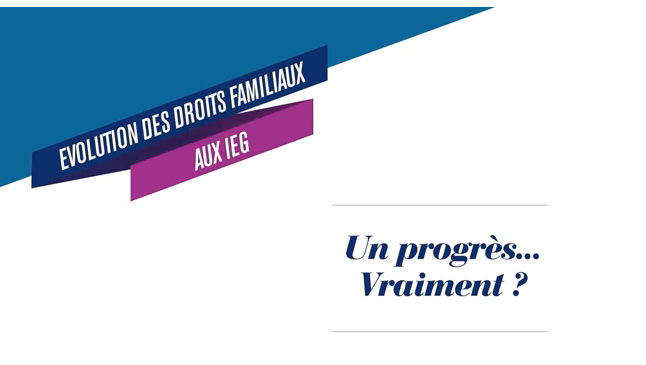 Droits familiaux dans les IEG