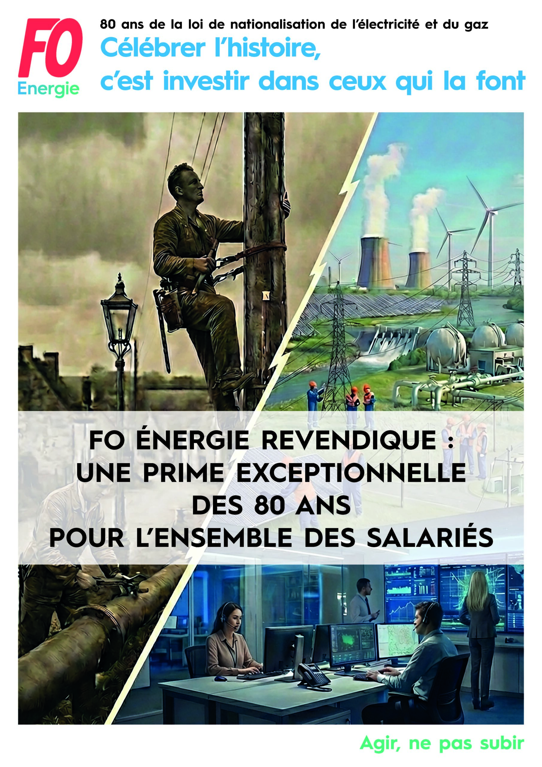 Affiche Prime « 80 ans » des IEG