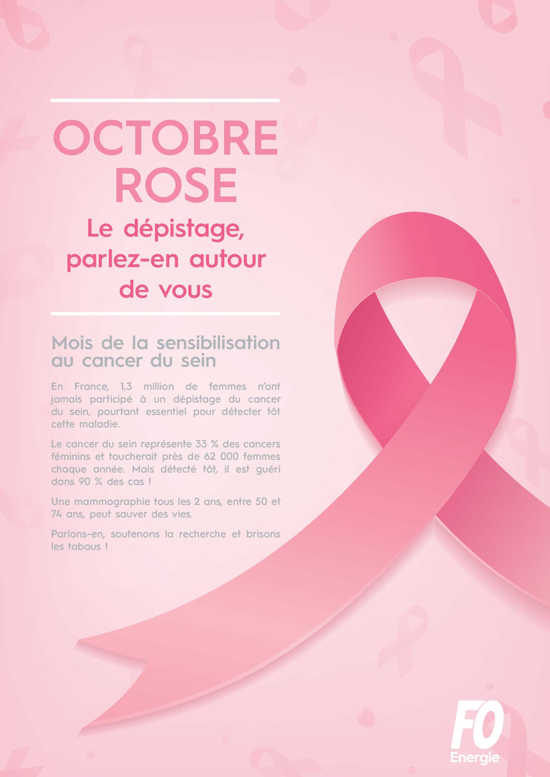 Affiche octobre rose